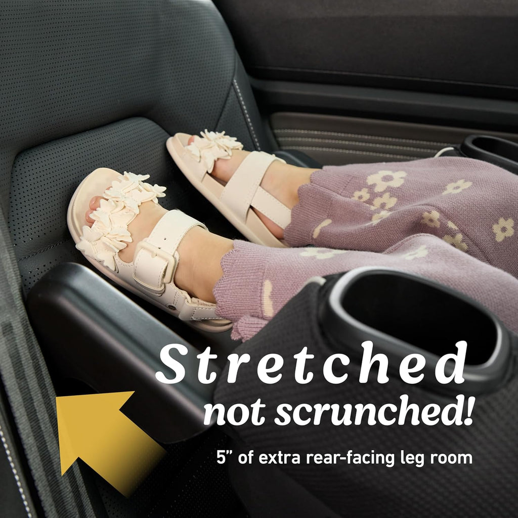 Convertible Car Seat, Rear and Forward Facing Car Seat with Adjustable Extension Panel for Extra Legroom, Great Gift for Baby Shower or Baby Registry, Gotham