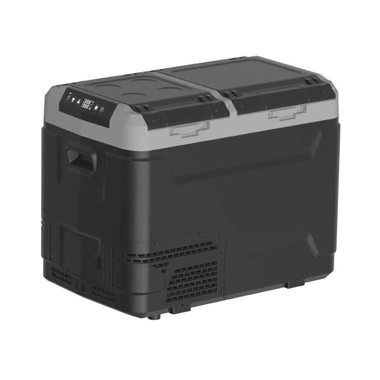 Car Refrigerator Mini Portable Dual-Zone 12V/24V Compressor Freezer for Camping and Trunk Use