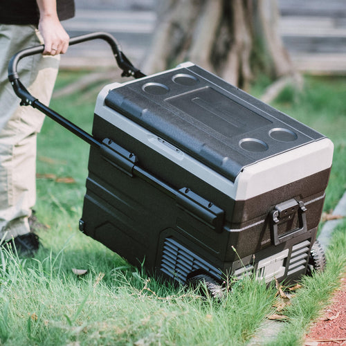 55L Battery Powered 12V Car Fridge Freezer AC DC Portable Compressor Refrigerator for Home Outdoor Camping