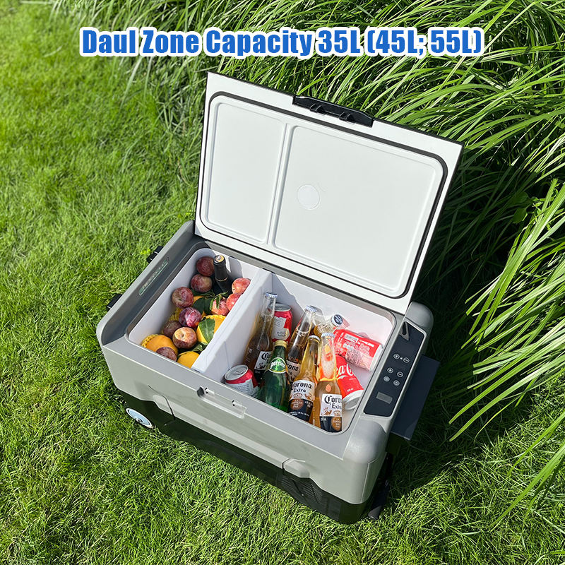 Portable 12V 24V 220V Freezer 45L Fridge Mini Freezer for Car Freezer Camp Refrigerator Outdoor caravan Camping
