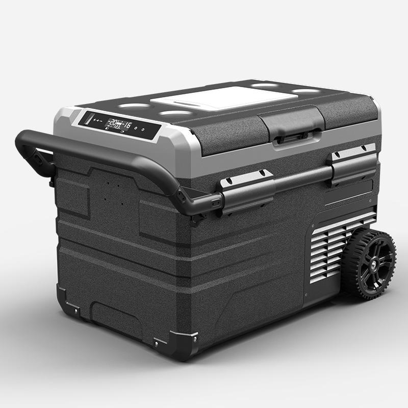 55L Battery Powered 12V Car Fridge Freezer AC DC Portable Compressor Refrigerator for Home Outdoor Camping