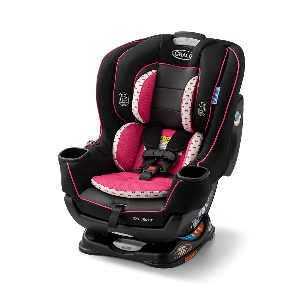 Convertible Car Seat, Rear and Forward Facing Car Seat with Adjustable Extension Panel for Extra Legroom, Great Gift for Baby Shower or Baby Registry, Gotham