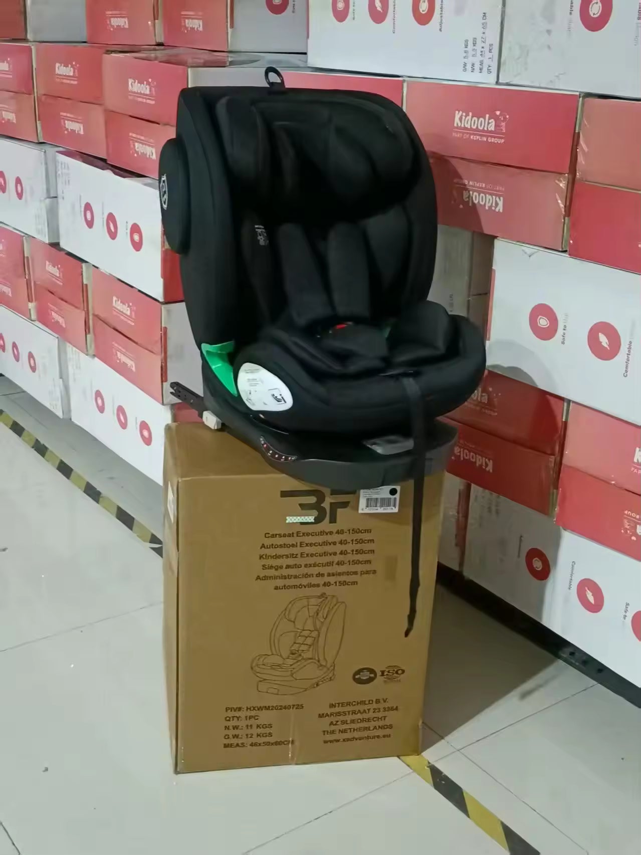 360 Swivel China Manufacturer Car Baby Safety Seat with Canopy Design ECE R129 Standard