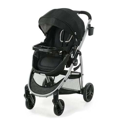3-in-1 Baby Stroller, 3 Modes: Infant Car Seat Carrier (Car Seat Not Included), Infant Pramette to Toddler Stroller with Reversible Seat and One-Hand Fold, Redmond