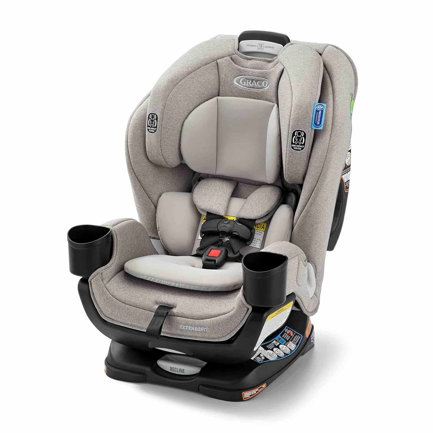 Convertible Car Seat, Rear and Forward Facing Car Seat with Adjustable Extension Panel for Extra Legroom, Great Gift for Baby Shower or Baby Registry, Gotham