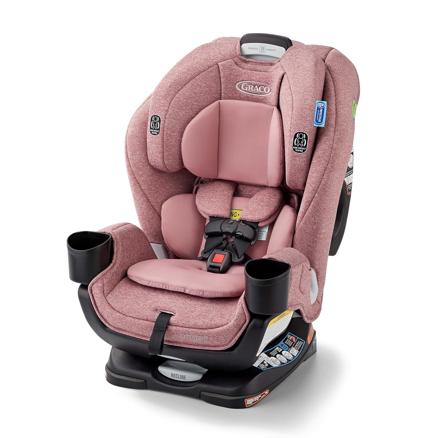 Convertible Car Seat, Rear and Forward Facing Car Seat with Adjustable Extension Panel for Extra Legroom, Great Gift for Baby Shower or Baby Registry, Gotham
